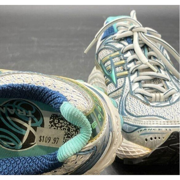WOMEN BROOKS MOGO TRANCE 11 RUNNING CUSHION SHOES Size 6 Excellant Sneakers - Picture 10 of 11